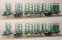 23334362 Sudexpress Set of 2 Timber transport cars. Set #2